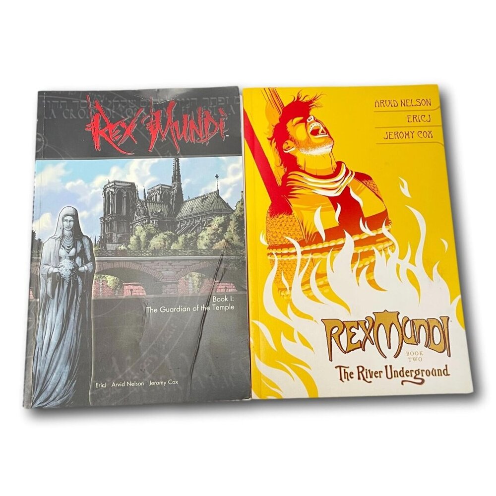 Dark Horse Rex Mundi Graphic Comic Book Lot 2 Guardian Temple River Under Ground